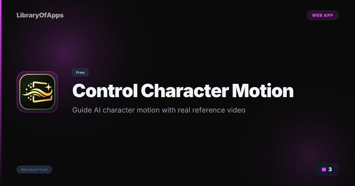 Control Character Motion — Guide AI character motion with real ...